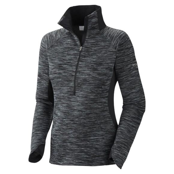 COLUMBIA Running Top Half Zip Track Jacket Moisture Wick Active Teal Medium - Picture 11 of 11